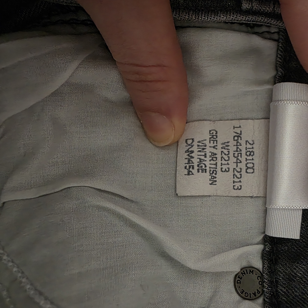 PAIGE Women's Skinny Distressed Gray Jeans - Picture 5 of 8